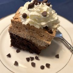 A picture of Chocolate! Chocolate! Chocolate! Cake.