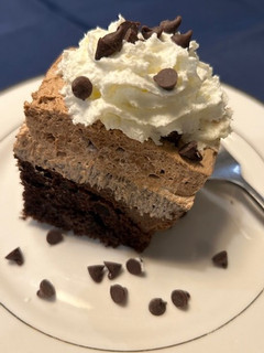 A picture of Chocolate! Chocolate! Chocolate! Cake.