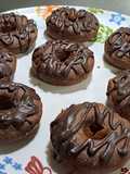 Donas y budín de cacao veggie