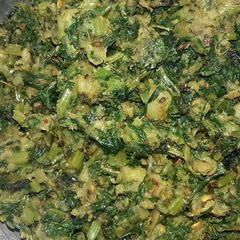 A picture of Radish bhurji (bhujiya).