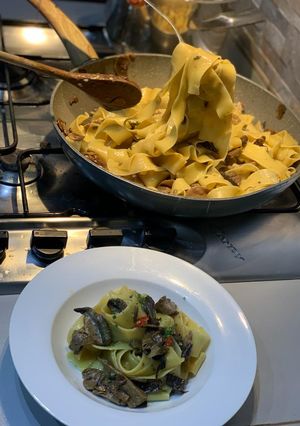 Foto di Pappardelle ai funghi