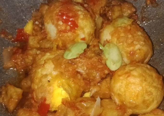 Telor balado pete