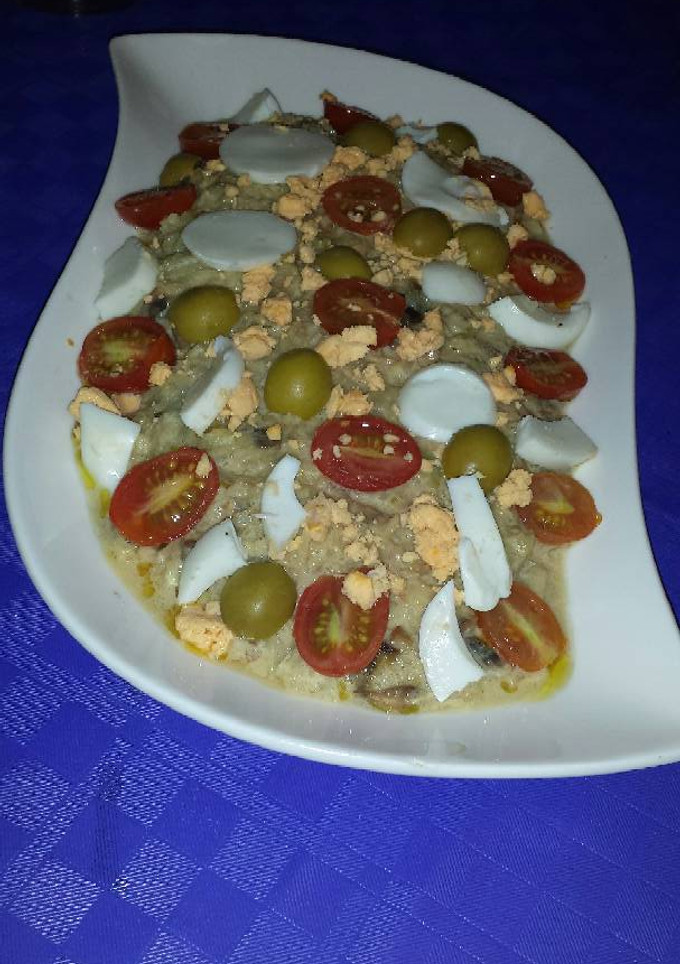 Una foto de Ensalada templada de col