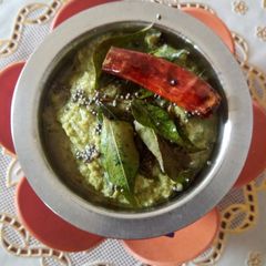A picture of Ridge gourd chutney.