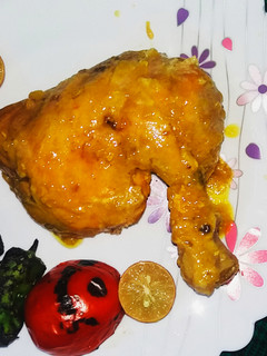 عکسی از دستور مرغ ذغالی