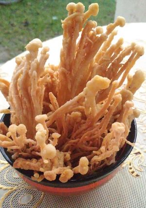 Foto resep Jamur enoki goreng