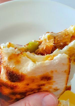 A picture of Special Tuna Melt Wrap.