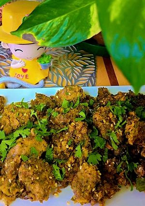 A picture of Methi Palak Muthiya.