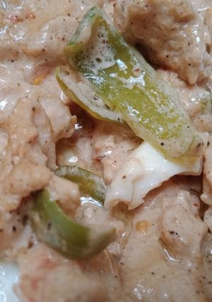 A picture of Creamy chicken Jalfarezi.