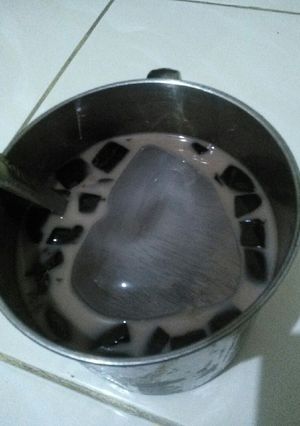 Foto resep Es susu cincau