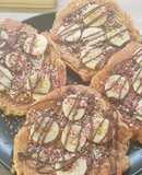 Tortitas de avena y plátano