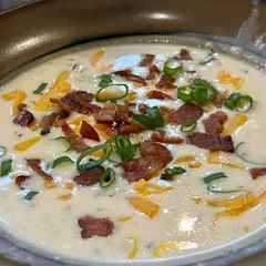 A picture of Instant pot potato soup.