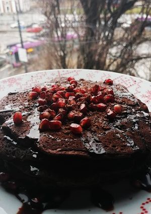 Csokis pancakes recept fotója