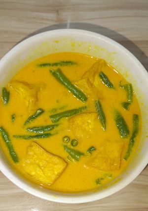 Foto resep Gulai kacang panjang tahu