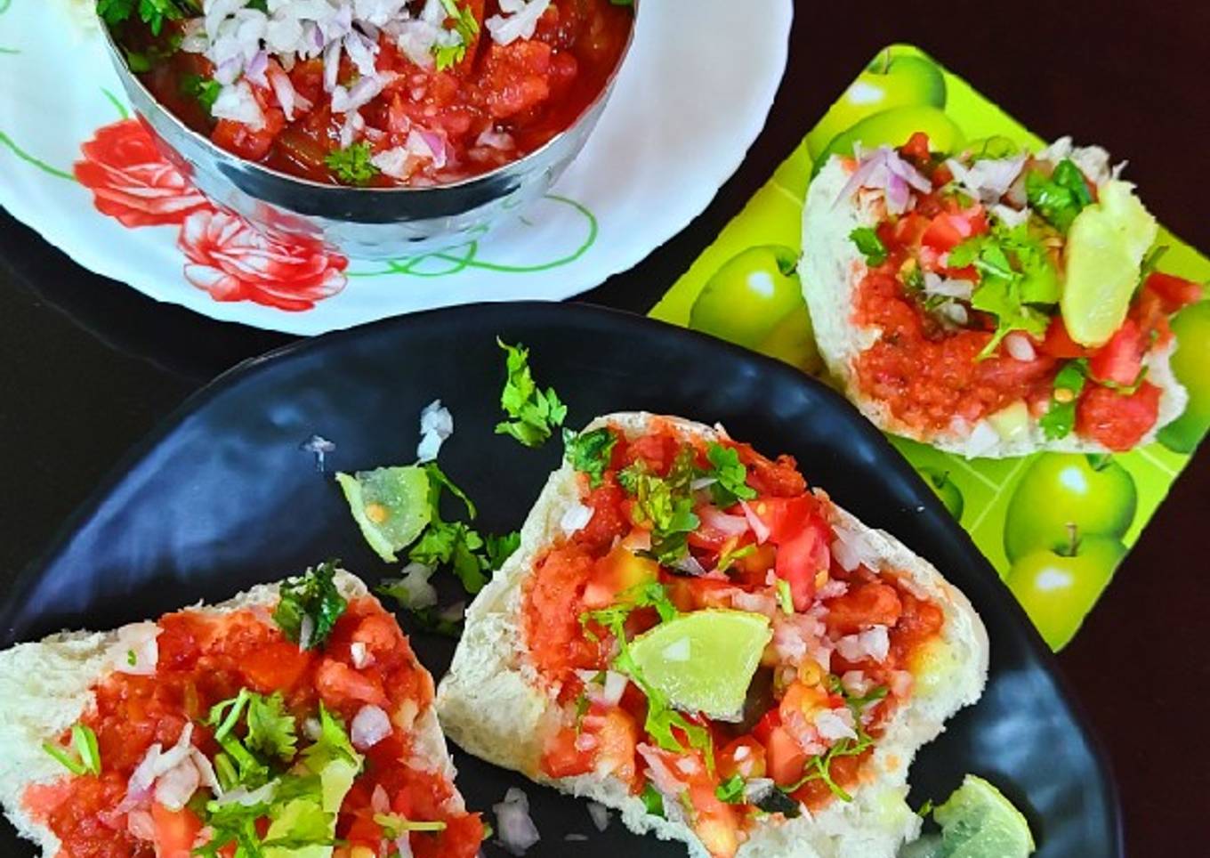 Pav Bhaji Brushetta