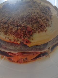 Una foto de Torta crepes (versión chocotorta)