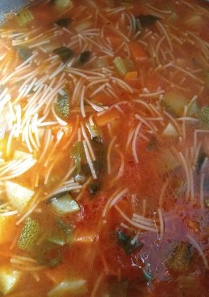 Una foto de Fideos sanos
