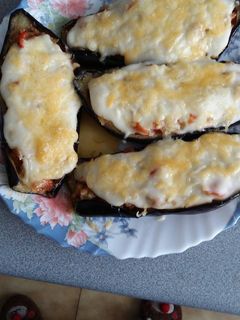 Una foto de Berenjena rellenas