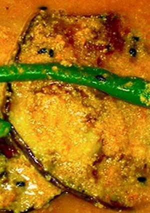 বেগুন সরষে রেসিপির প্রধান ছবি