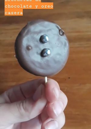 Una foto de Oreos bañadas #recetasparaenamorar
