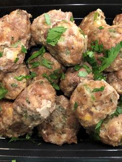 A picture of Baked Italian Meatballs.