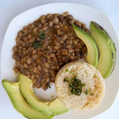 Rice with Beans stew A picture of Rice with Beans stew.