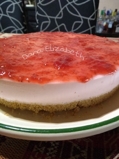 Una foto de Cheesecake de frutillas.👩🏼🍳😊🍓