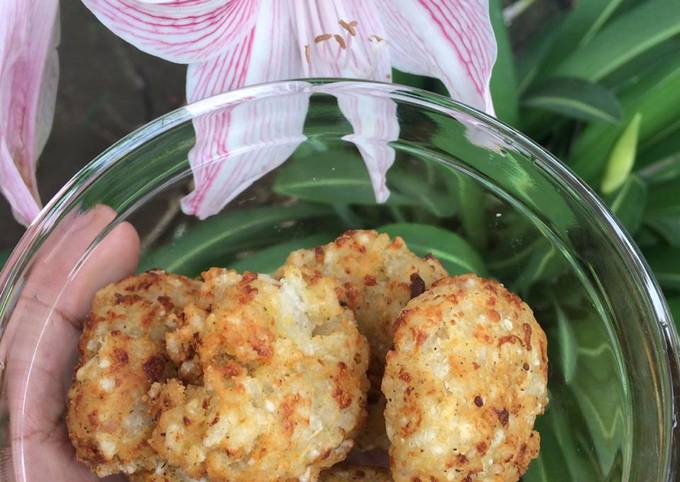 Resep: Ketan Goreng Crispy Keju (Left over Food) Sederhana Dan Enak