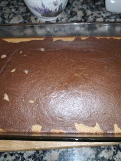 Una foto de Pastel healthy de plátano y cacao