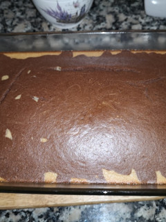 Una foto de Pastel healthy de plátano y cacao