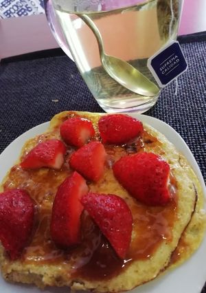 Una foto de Panqueques con 3 ingredientes 👀