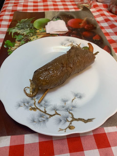 Una foto de Rollos de carne y verduras