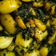 Aloo methi A picture of Aloo methi.