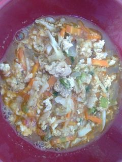 Foto resep Seblak sayuran #menu diet debm