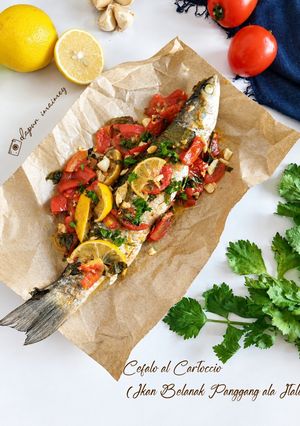 Foto resep Cefalo al Cartoccio (Ikan Belanak Panggang ala Italia)