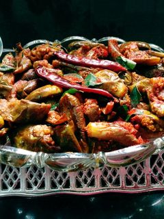கத்திரிக்காய் ரோஸ்ட் (Kathirikkaai roast recipe in tamil) செய்முறை முக்கிய புகைப்படம்