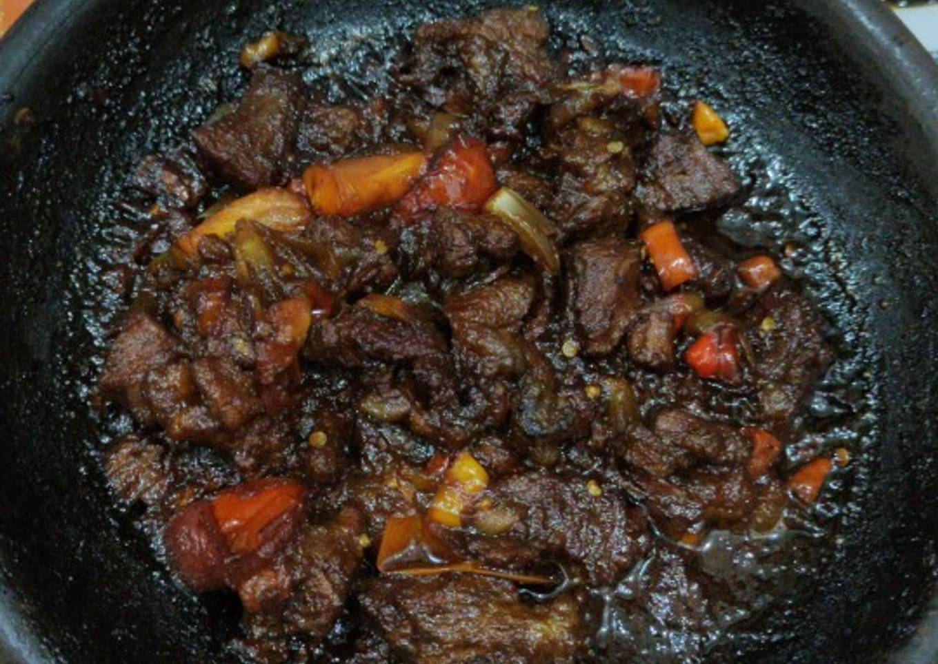 Daging bakar cobek jangkung