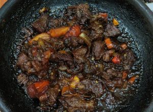 Foto resep Daging bakar cobek jangkung