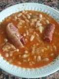 Alubias blancas con repollo