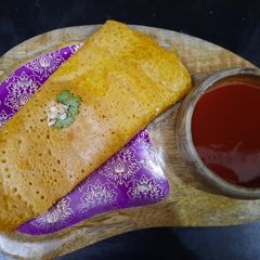 A picture of Besan chilla.