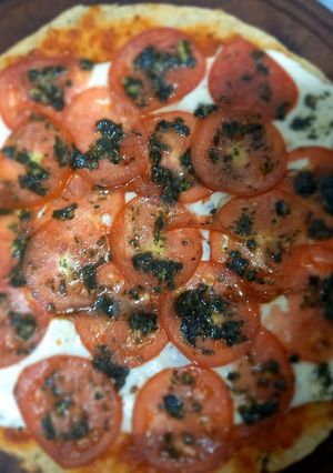 Una foto de Pizza con Pre Mezcla de Ñoquis