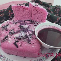 Beetroot Spongy Dhokla A picture of Beetroot Spongy Dhokla.