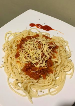 Foto resep Spaghetti Bolognese (Saus Homemade)