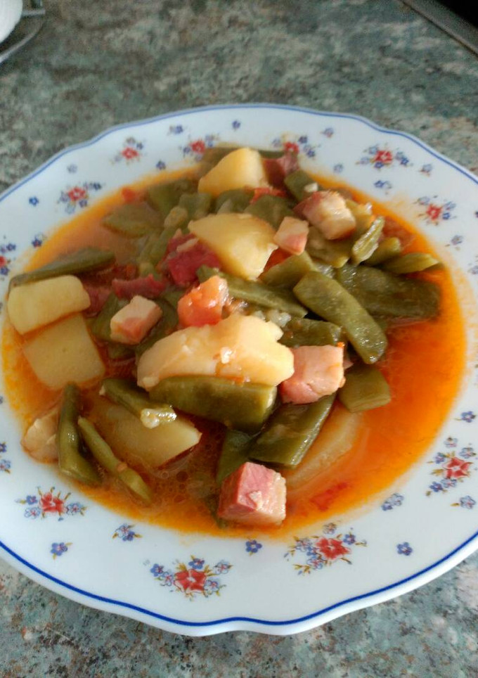 Una foto de Judías verdes con patatas guisadas en olla Gm
