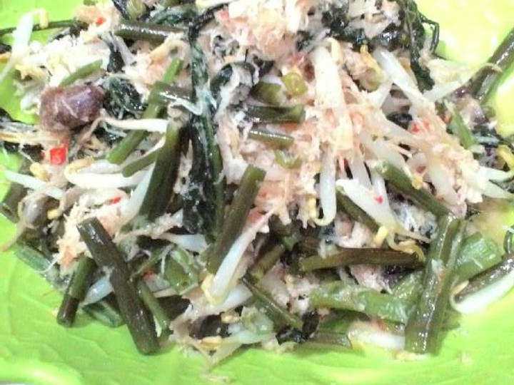 Cara Gampang Membuat Urap kangkung yang Lezat