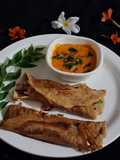 Protein rich Black chickpeas Dosa (healthy breakfast)
