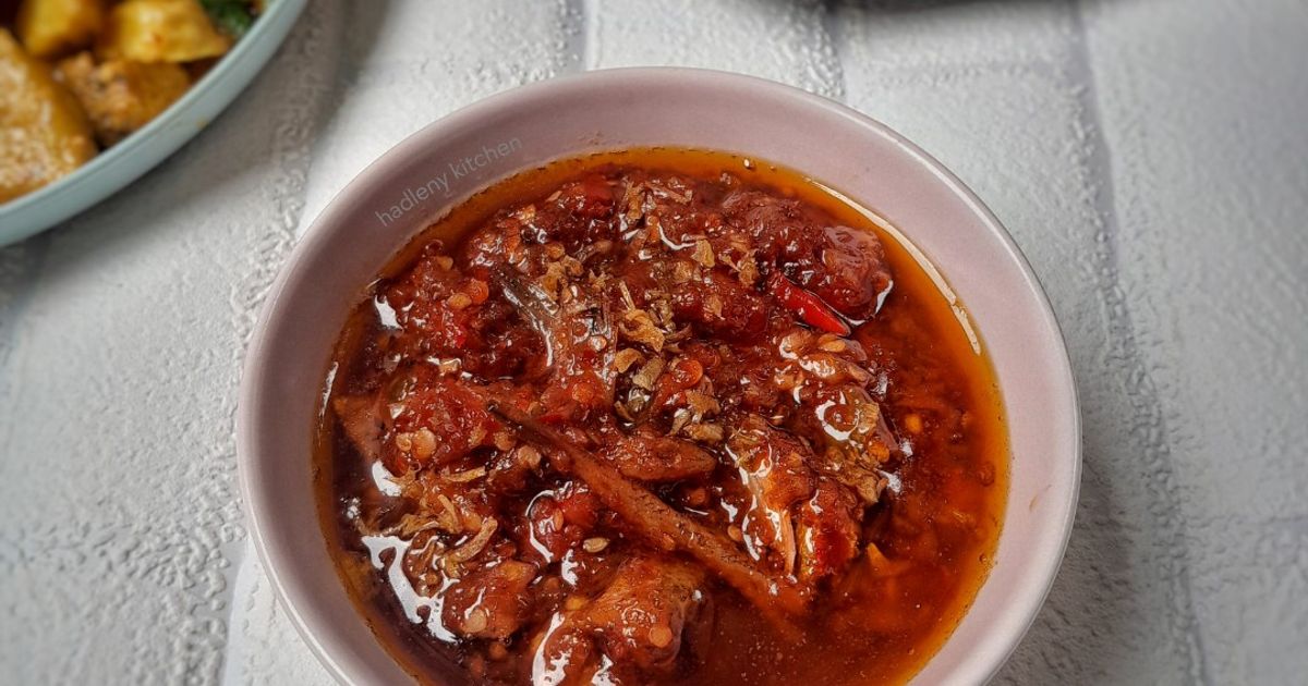 Sambal Tumis Terasi Asin Gabus