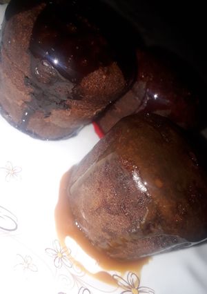 عکسی از دستور کیک فنجونی شکلاتی 😋🤗