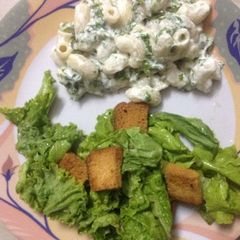 A picture of Pasta Salad with Yogurt Dressing.