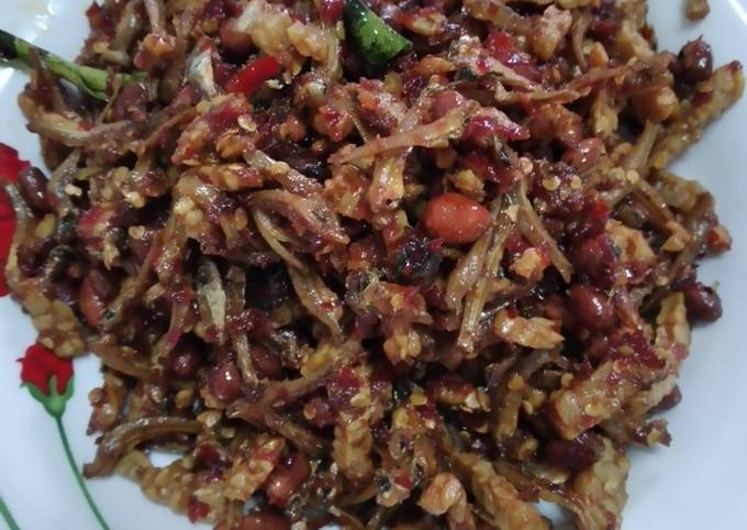 Resep Tempe teri kacang pedas manis, Bikin Ngiler